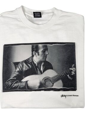 Stussy x Josh Cheuse Joe Strummer The Clash T-Shirt Size XL VTG Y2K 2007